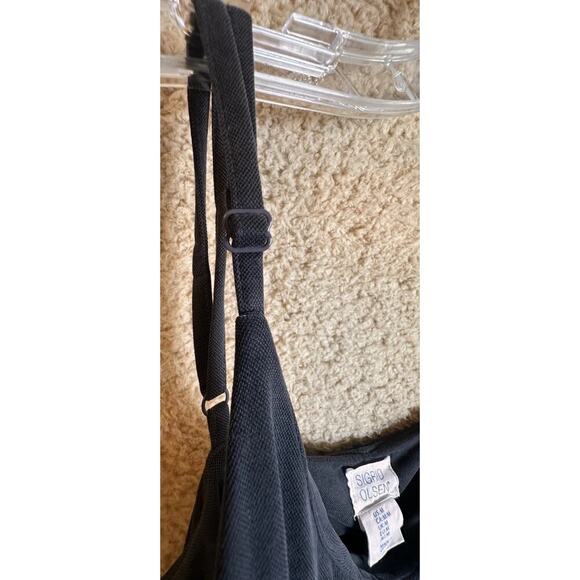 Sigrid Olsen Charcoal Modal Knit Maxi Dress Womens Sz S Coastal Beach Flowy EUC - Picture 7 of 16